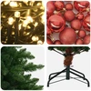 Dirbtinė Kalėdų eglutė su burbulais 210 cm 300 LED Šilta balta