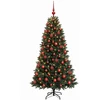 Dirbtinė Kalėdų eglutė su burbulais 210 cm 300 LED Šilta balta