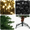 Dirbtinė Kalėdų eglutė su burbulais 210 cm 300 LED Šilta balta