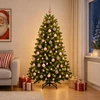 Dirbtinė Kalėdų eglutė su burbulais 210 cm 300 LED Šilta balta