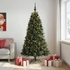 Dirbtinė Kalėdų eglutė su burbulais 210 cm 300 LED Šilta balta