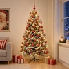 Dirbtinė Kalėdų eglutė su burbulais 210 cm 300 LED Šilta balta