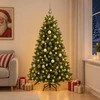 Dirbtinė Kalėdų eglutė su burbulais 240 cm 300 LED Šilta balta