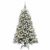 Dirbtinė Kalėdų eglutė su burbulais 240 cm 300 LED Šilta balta