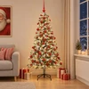 Dirbtinė Kalėdų eglutė su burbulais 240 cm 300 LED Šilta balta
