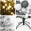 Dirbtinė Kalėdų eglutė su burbulais 240 cm 300 LED Šilta balta