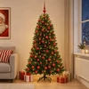 Dirbtinė Kalėdų eglutė su burbulais 240 cm 300 LED Šilta balta