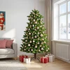 Dirbtinė Kalėdų eglutė su burbulais 240 cm 300 LED Šilta balta