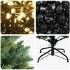 Dirbtinė Kalėdų eglutė su burbulais 240 cm 300 LED Šilta balta