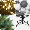 Dirbtinė Kalėdų eglutė su burbulais 240 cm 300 LED Šilta balta