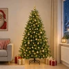 Dirbtinė Kalėdų eglutė su burbulais 240 cm 300 LED Šilta balta