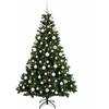 Dirbtinė Kalėdų eglutė su burbulais 240 cm 300 LED Šilta balta