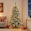 Dirbtinė Kalėdų eglutė su burbulais 240 cm 300 LED Šilta balta