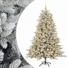Dirbtinė Kalėdų eglutė su burbulais 240 cm 300 LED Šilta balta