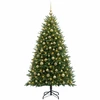Dirbtinė Kalėdų eglutė su burbulais 240 cm 300 LED Šilta balta