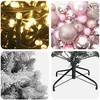 Dirbtinė Kalėdų eglutė su burbulais 240 cm 300 LED Šilta balta