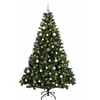 Dirbtinė Kalėdų eglutė su burbulais 240 cm 300 LED Šilta balta