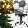 Dirbtinė Kalėdų eglutė su burbulais 240 cm 300 LED Šilta balta
