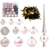 Dirbtinė Kalėdų eglutė su burbulais 240 cm 300 LED Šilta balta