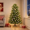 Dirbtinė Kalėdų eglutė su burbulais 240 cm 300 LED Šilta balta