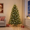 Dirbtinė Kalėdų eglutė su burbulais 240 cm 300 LED Šilta balta