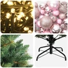 Dirbtinė Kalėdų eglutė su burbulais 240 cm 300 LED Šilta balta