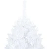 Dirbtinė Kalėdų eglutė su žaisliukais, balta, 120cm, PVC