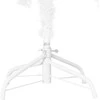 Dirbtinė Kalėdų eglutė su žaisliukais, balta, 120cm, PVC