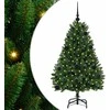 Dirbtinė Kalėdų eglutė su 150 LED Žalia 120 cm PVC ir metalas