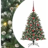 Dirbtinė Kalėdų eglutė Žalia 120 cm PVC, plastikas ir plienas