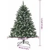 Dirbtinė Kalėdų eglutė Žalia 120 cm PVC, plastikas ir plienas