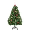 Dirbtinė Kalėdų eglutė su 150 LED Žalia 120 cm PVC ir metalas
