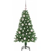Dirbtinė Kalėdų eglutė Žalia 120 cm PVC ir Plienas ir Plastikas