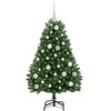 Dirbtinė Kalėdų eglutė su 150 LED Žalia 120 cm PVC ir metalas