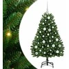 Dirbtinė Kalėdų eglutė su 150 LED Žalia 120 cm PVC ir metalas