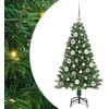 Dirbtinė Kalėdų eglutė Žalia 120 cm PVC ir Plienas ir Plastikas