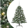 Dirbtinė Kalėdų eglutė Žalia 120 cm PVC, plastikas ir plienas