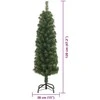 Dirbtinė Kalėdų eglutė Žalia 120 cm PVC, plienas ir plastikas