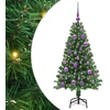Dirbtinė Kalėdų eglutė Žalia 120 cm PVC ir Plienas ir Plastikas