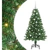 Dirbtinė Kalėdų eglutė Žalia 150 cm PVC ir Plienas ir Plastikas