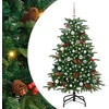 Dirbtinė Kalėdų eglutė Žalia 150 cm PVC ir Metalas ir Plastikas