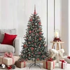 Dirbtinė Kalėdų eglutė Žalia 150 cm PVC, plastikas ir plienas