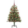 Dirbtinė Kalėdų eglutė Žalia 150 cm PVC ir metalas