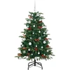 Dirbtinė Kalėdų eglutė Žalia 150 cm PVC ir Metalas ir Plastikas