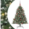 Dirbtinė Kalėdų eglutė Žalia 150 cm PVC, plastikas ir plienas