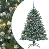 Dirbtinė Kalėdų eglutė Žalia 150 cm PVC, plastikas ir plienas