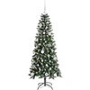 Dirbtinė Kalėdų eglutė Žalia 150 cm PVC, plastikas ir plienas