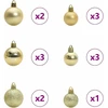 Dirbtinė Kalėdų eglutė 150 LED Šilta balta PVC ir metalas Žalia