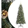 Dirbtinė Kalėdų eglutė Žalia 150 cm PVC, plastikas ir plienas