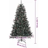 Dirbtinė Kalėdų eglutė Žalia 150 cm PVC, plastikas ir plienas